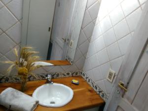 Bathroom sa Albatros cabaña