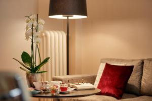 Boutique Hotel Krone的休息区