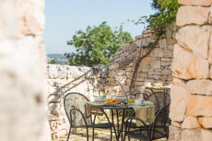 Balkón nebo terasa v ubytování Masseria Serralta