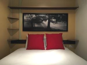 Cama o camas de una habitación en Camping La Fundicion