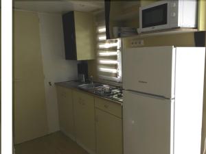 Una cocina o zona de cocina en Camping La Fundicion