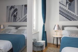 Postel nebo postele na pokoji v ubytování Luxury rooms Paula