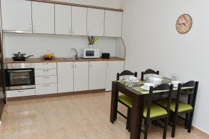 A kitchen or kitchenette at OLYMP Apart-Complex