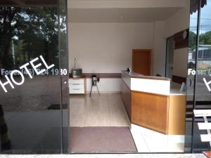Kuchyň nebo kuchyňský kout v ubytování Hotel Pato Branco