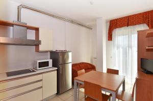 A cozinha ou cozinha compacta de Hotel Villa Olga