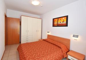 Cama ou camas em um quarto em Hotel Villa Olga
