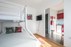 Двуетажно легло или двуетажни легла в стая в Apartamento À Francos Balcony