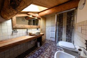 Agriturismo Baita De L'ALL的一间浴室