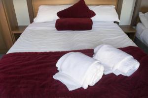 Letto o letti in una camera di Ravine Hotel