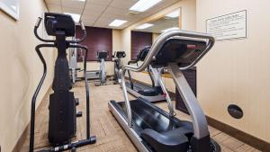 Fitness centrum a/nebo fitness zařízení v ubytování Best Western Airport Inn & Suites Cleveland