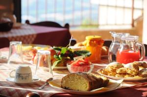 Morgenmad for gæster der bor på Albergo Villa Nobile