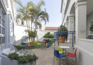 Balkón nebo terasa v ubytování Albergue Inturjoven Malaga