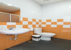 Koupelna v ubytování Albergue Inturjoven Malaga