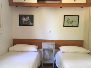 Cama o camas de una habitación en Camping La Fundicion