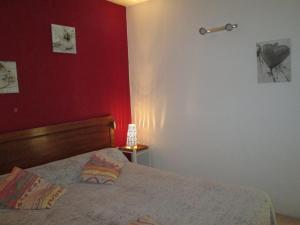 Postel nebo postele na pokoji v ubytování Le Chambron