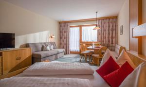 Letto o letti in una camera di Post Appartements
