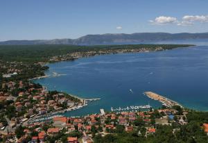 an aerial view of a large body of water at More in Malinska