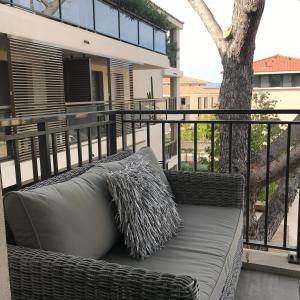 Balkón nebo terasa v ubytování Exclusive Resort Apartment Saint Tropez