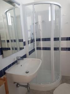 Koupelna v ubytování Venere Apartament