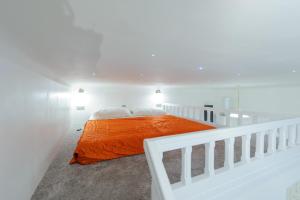 Posteľ alebo postele v izbe v ubytovaní Pinkova Apartments