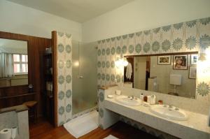 Et badeværelse på Palazzo Arrivabene B&B