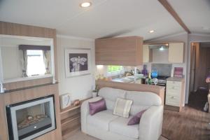 Posezení v ubytování Weymouth Family Caravans