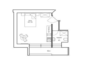 Plán poschodí v ubytovaní Apartmani Borko