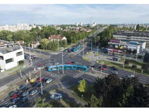 Pohľad z vtáčej perspektívy na ubytovanie Apartmani Borko