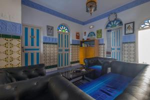 Posezení v ubytování Hostal La Joya