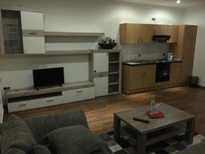 Kuchyň nebo kuchyňský kout v ubytování Hotel Friesenhof