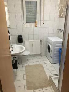 Koupelna v ubytování Hotel Friesenhof