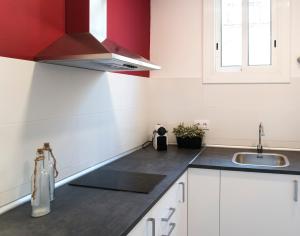 Una cocina o zona de cocina en Barcelonaguest