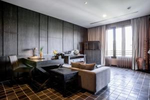 Posezení v ubytování Aruntara Riverside Boutique Hotel
