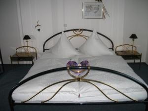 Krevet ili kreveti u jedinici u objektu Ferienwohnungen Haus Panorama