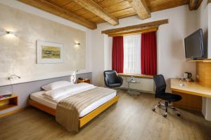 TV a/nebo společenská místnost v ubytování Hotel Balsthal