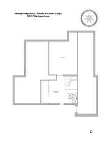 Plan piętra w obiekcie AlpenglueckGastein - Private mountain lodge