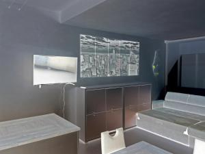 Postel nebo postele na pokoji v ubytování bianco relax