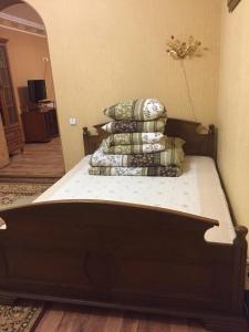 Postel nebo postele na pokoji v ubytování U Zubrytskyh
