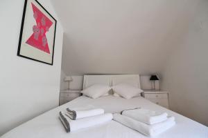 Posteľ alebo postele v izbe v ubytovaní House Vilović Korčula