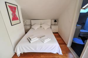 Posteľ alebo postele v izbe v ubytovaní House Vilović Korčula