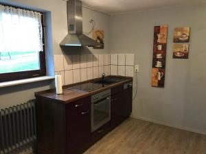 Kuchyň nebo kuchyňský kout v ubytování Ferienwohnung - Kurz