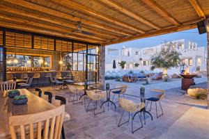 Posezení v ubytování Portes Suites & Villas Mykonos