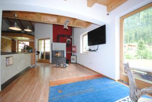 Kuchyň nebo kuchyňský kout v ubytování Zillertal Residenz