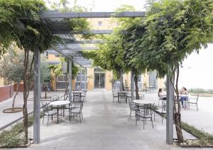 Restaurace v ubytování Albergue Inturjoven Córdoba