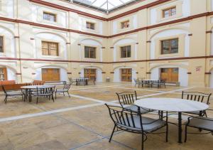 Restaurace v ubytování Albergue Inturjoven Córdoba