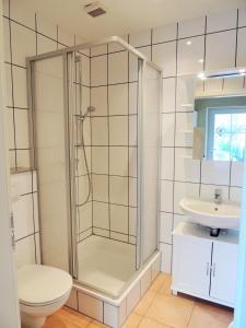 Koupelna v ubytování Haus Wiesenblick