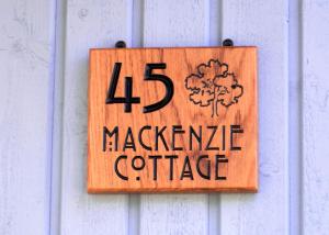 Certifikát, hodnocení, plakát nebo jiný dokument vystavený v ubytování K45 Mackenzie Cottage