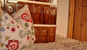 Llit o llits en una habitació de Appartement Fernsicht Triesenberg