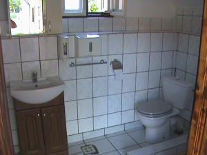 Koupelna v ubytování Pension Zamolxe + 14 fotografií