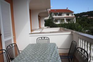 Balkón nebo terasa v ubytování Apartments Sandra